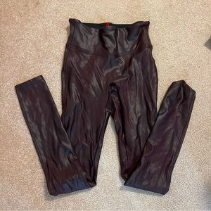 Spanx shiny leggings